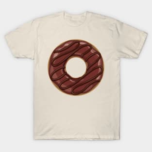 Simple Chocolate Covered Donut T-Shirt